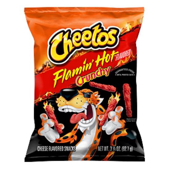 Cheetos Flamin' Hot Crunchy Cheese Flavored Snacks 2.875 oz