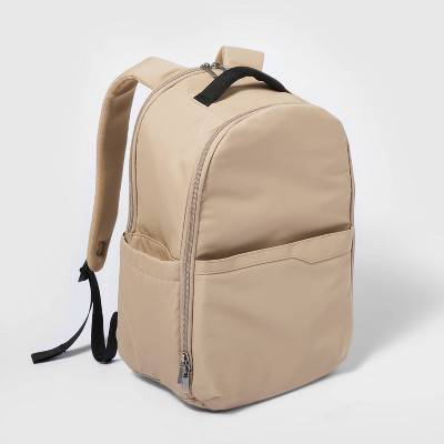 Open Story Backpack, 17.5", Beige