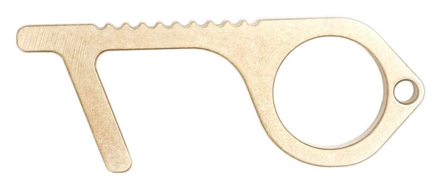 Keysmart Brass Yellow Antimicrobial Cleankey