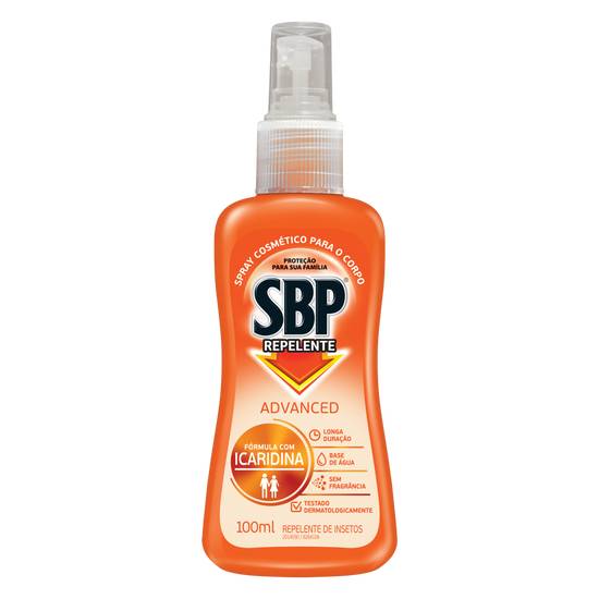 Sbp repelente spray advanced family (100 ml)