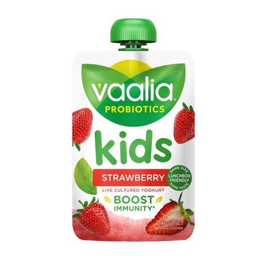 Vaalia Kids Strawberry Yoghurt Pouch 140g