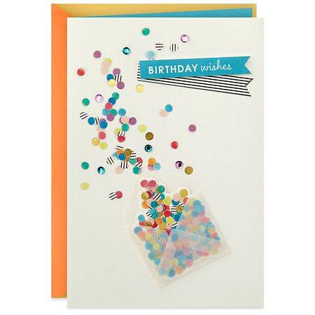 Hallmark Birthday Card (Every Little Happiness Confetti) E20 - 1.0 ea