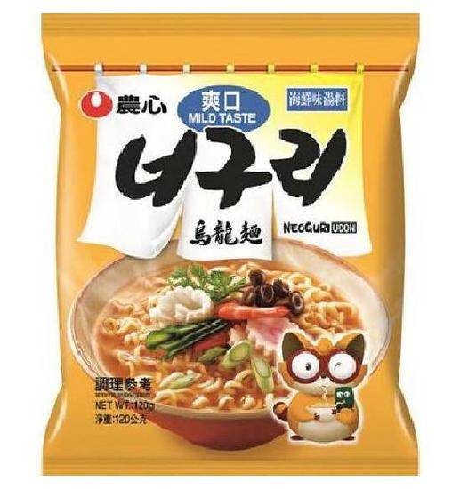 農心爽口烏龍麵-海鮮味湯料120g