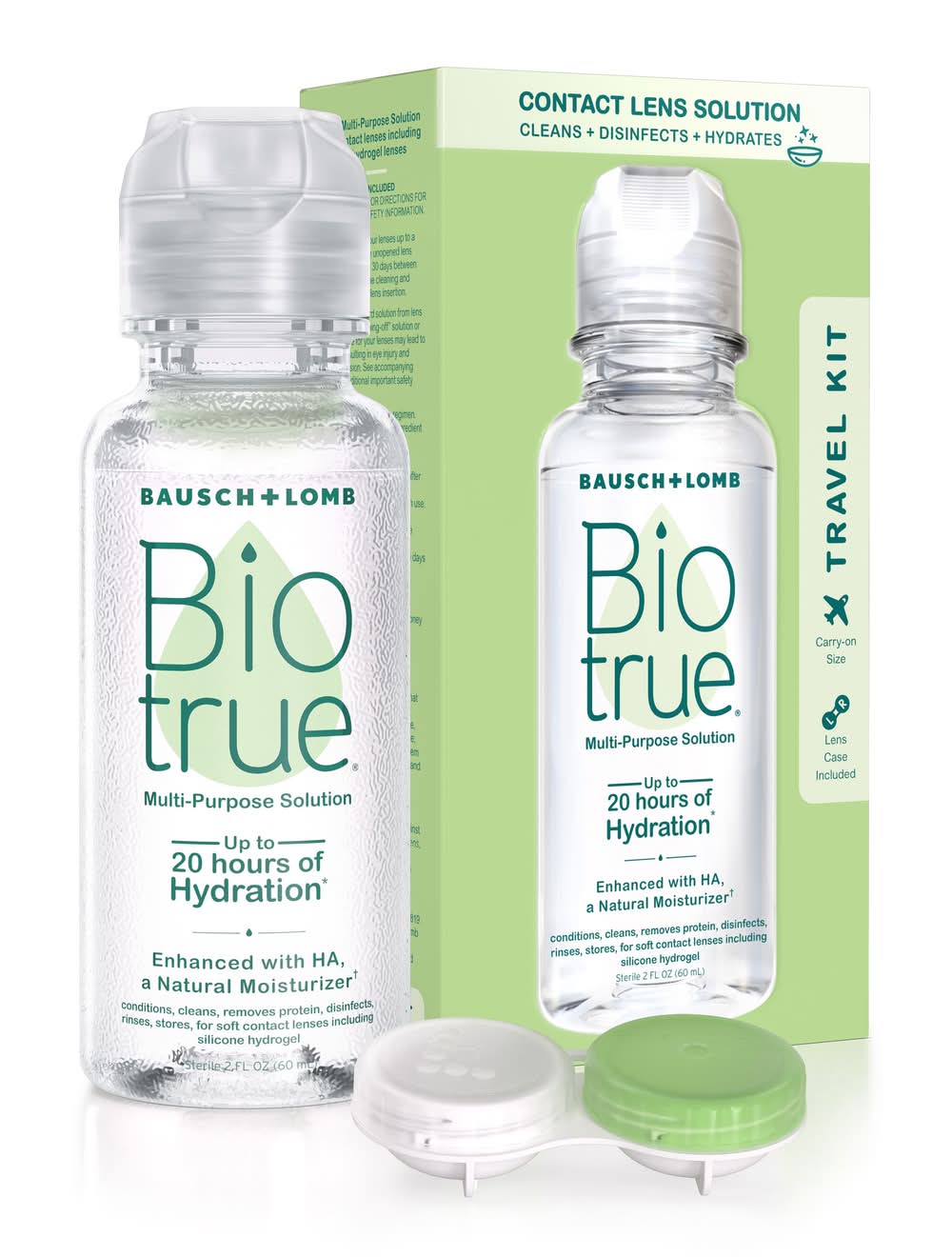Bausch + Lomb Biotrue Multi Purpose Lens Cleaning Solution Tavel Kit (2 fl oz)