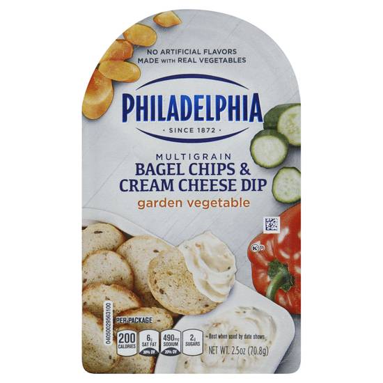 Philadelphia Multigrain Bagel Chips & Cream Cheese Dip (2.5 oz)