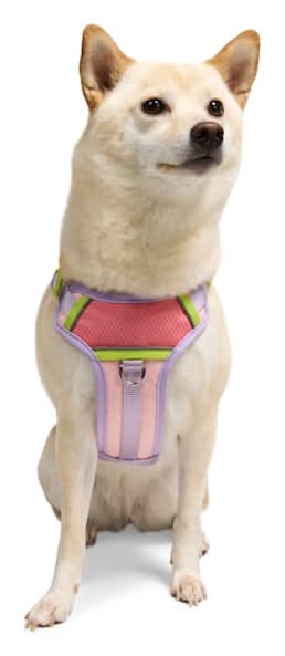 YOULY Adventure Reflective Dog Harness, Pink, Medium