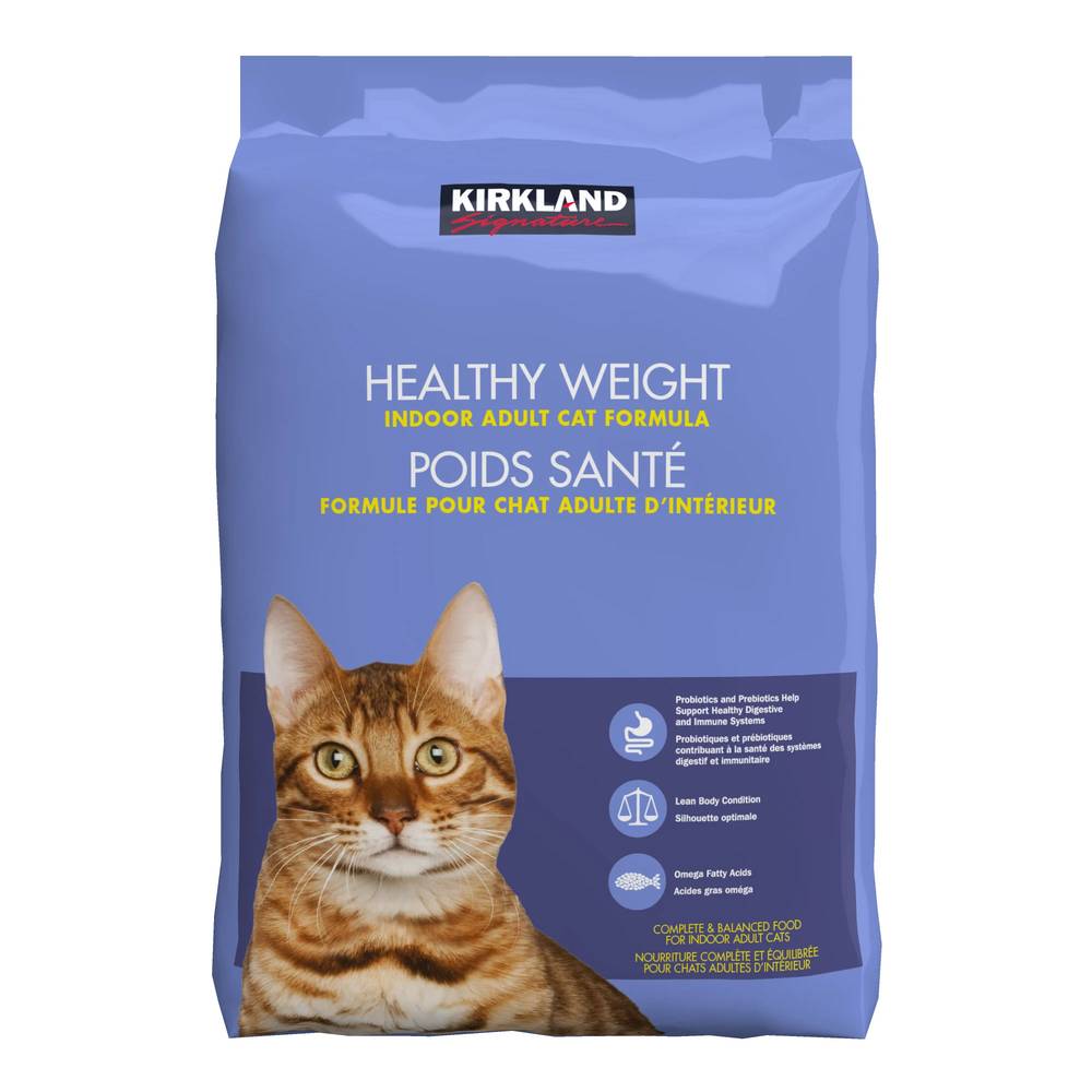 Kirkland Signature – Formule Pour Chat Adulte D'Intérieur Poids Santé, 9,07 Kg (19.9Lbs)