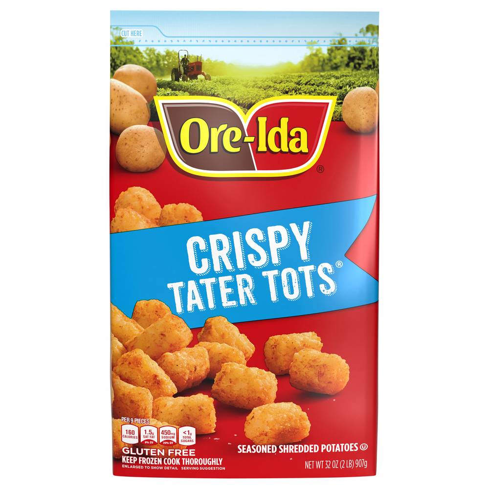 Ore-Ida Golden Tater Tots Seasoned Shredded Potatoes