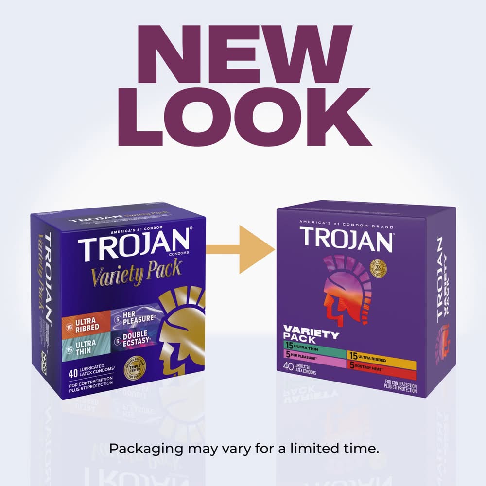 Trojan Condoms Variety pack Delivery Near Me | Order Online | Uber