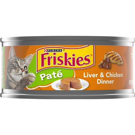 Purina Friskies Pate Liver & Chicken Dinner Cat Food