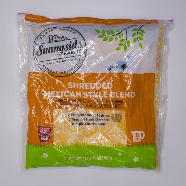 Sunnyside Farms Shredded Mexican Style Blend Cheese (32 oz)