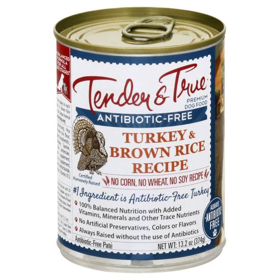 Tender & True Turkey & Brown Rice Recipe Wet Dog Food