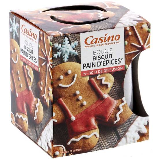 Bougie Biscuit Pain d'Epices 125g Casino