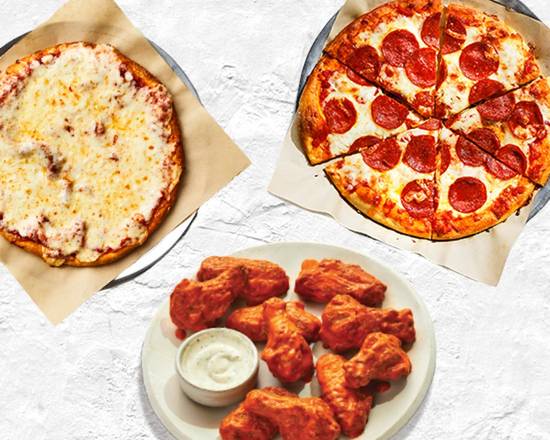 PIZZA AND WINGS FOR TWO WITH CODE WingsForTwo