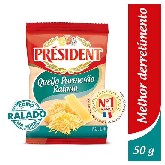Président queijo parmesão ralado (50 g)