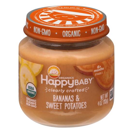 Happy Baby Organics Bananas & Sweet Potatoes