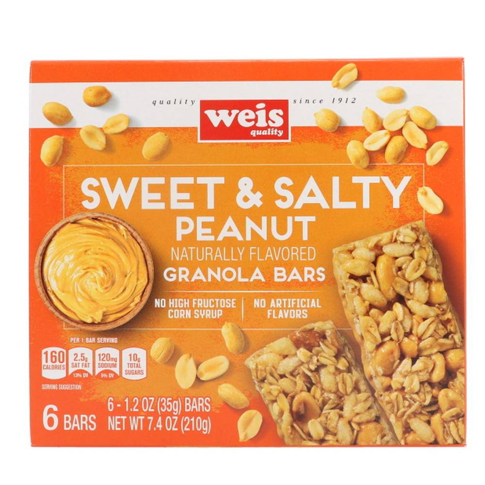 Weis Quality Granola Bars Sweet and Salty (1.2 oz)