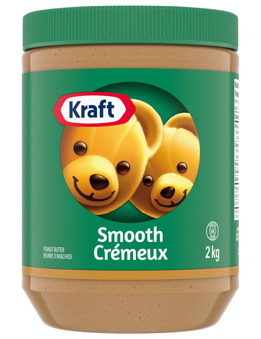 Kraft - Beurre D’Arachide Crémeux, 2 Kg / Kraft Smooth Peanut Butter, 2 Kg