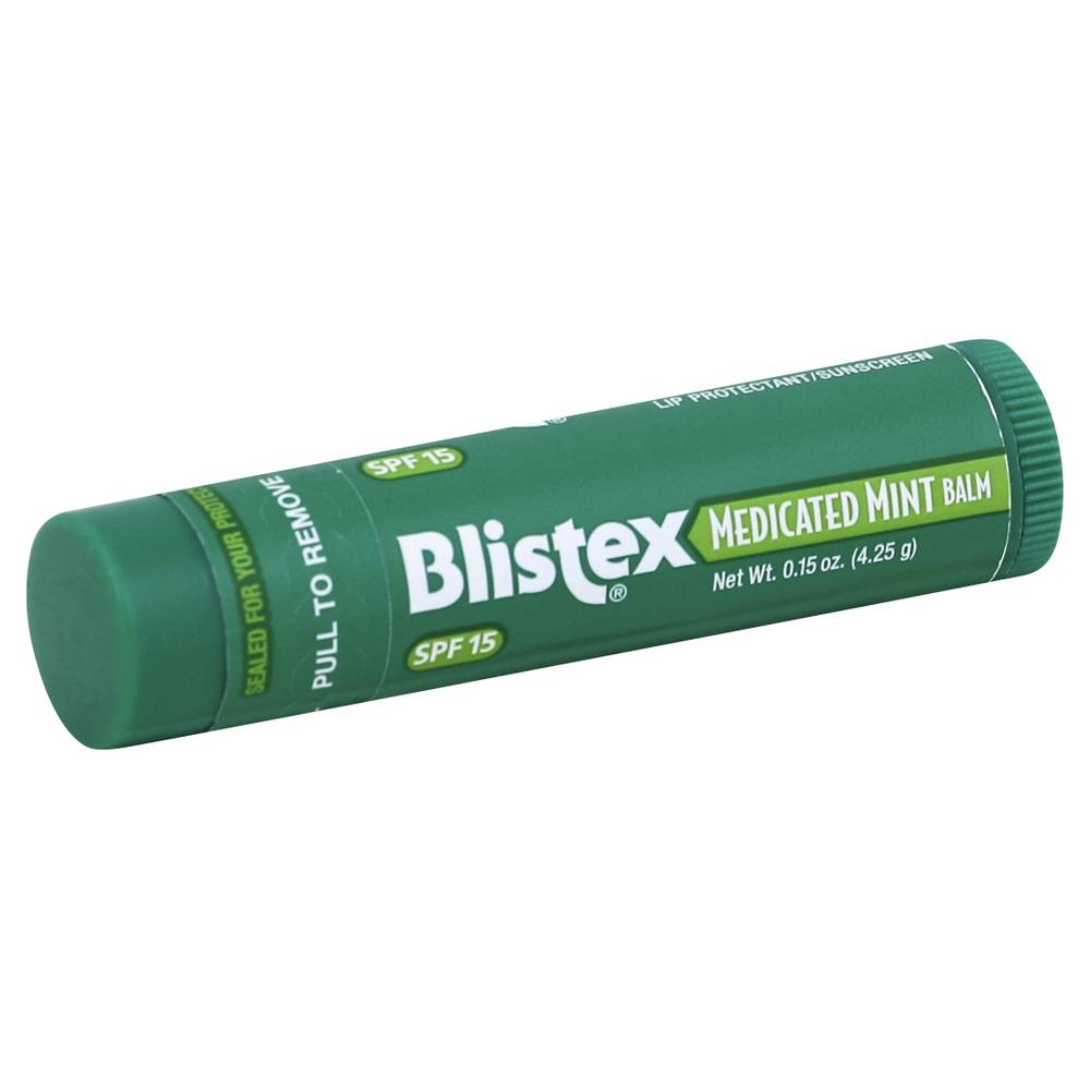 Blistex Medicated Mint Lip Balm Spf 15 (0.15 oz)