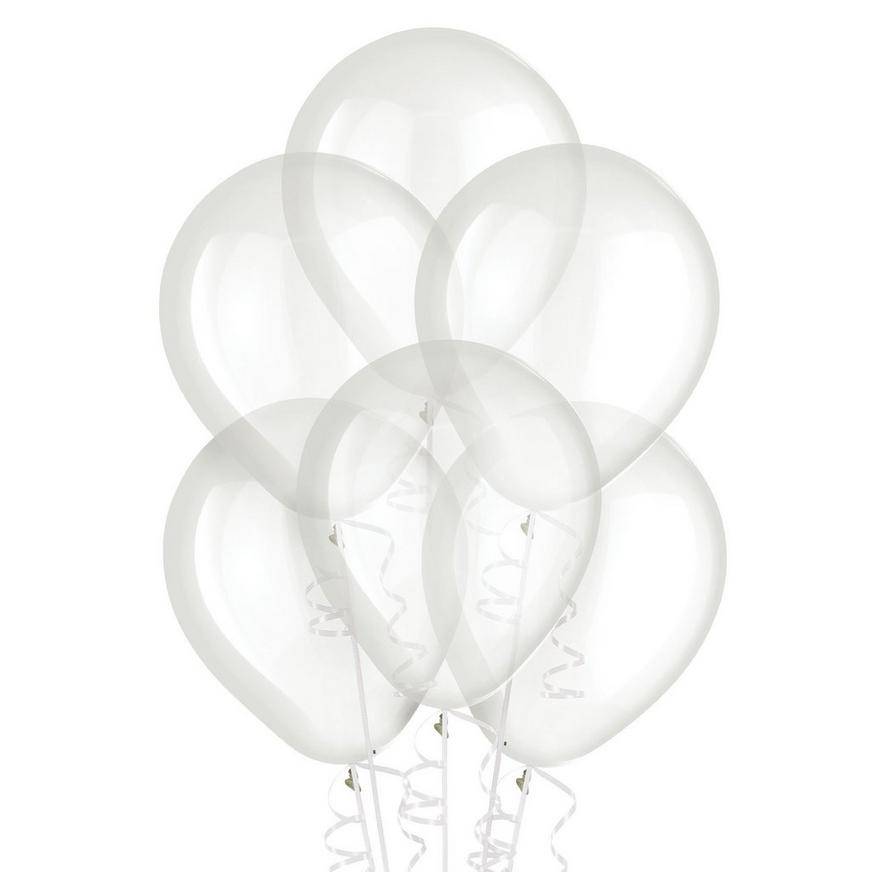 Uninflated 15ct, 12in, Clear Balloons