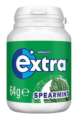 Extra Spearmint Gum Bottle 64g