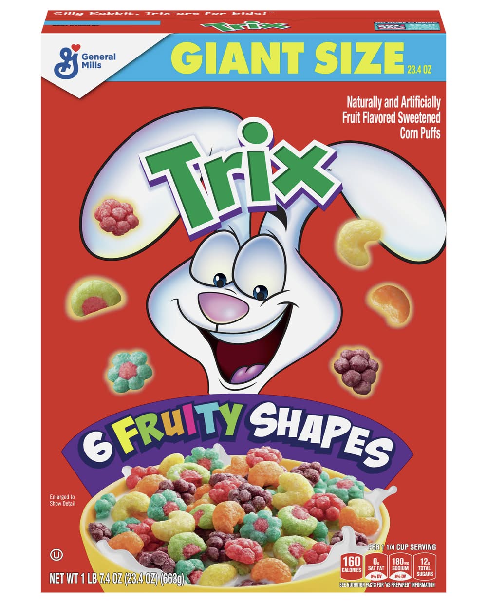 Trix Sweetened Corn Puffs (23.4 oz)
