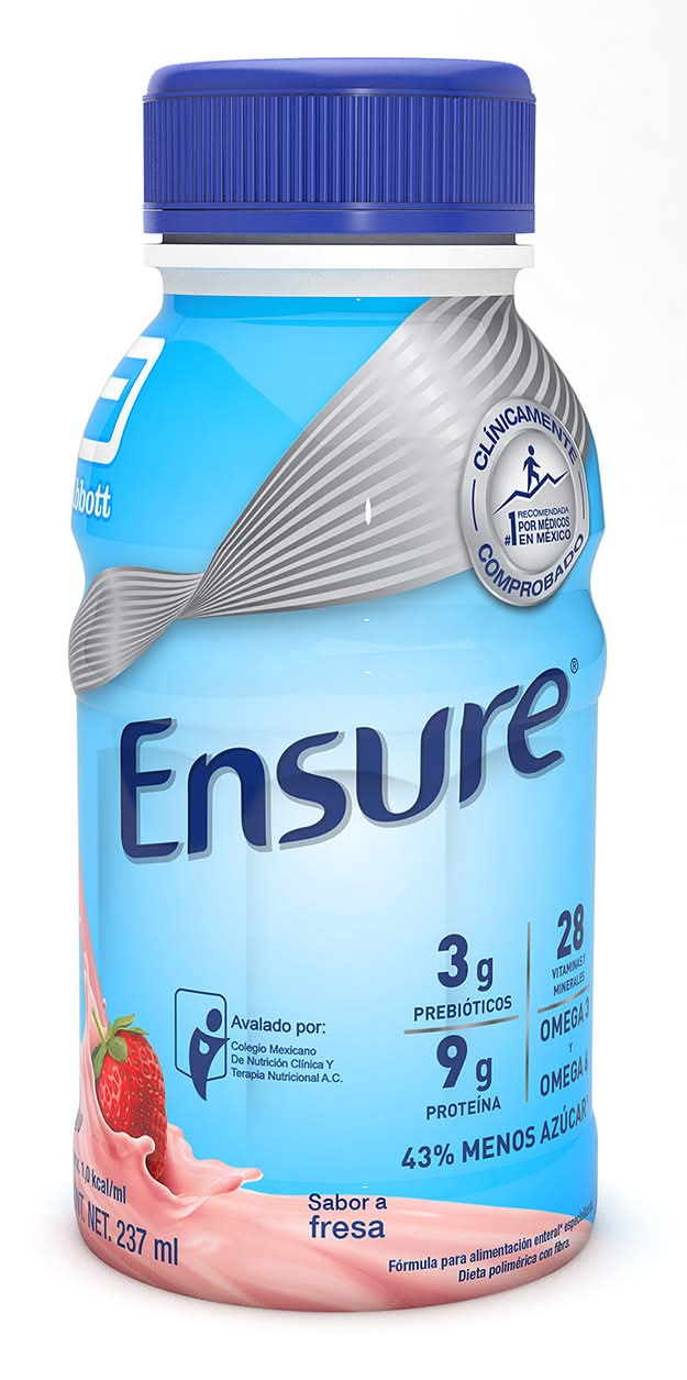 Ensure · Bebida nutricional, fresa (237 ml)