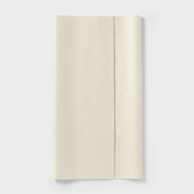 Spritz Pegged Gift Packaging Tissues Solid, 16.5x24 in, Cream (8 ct)