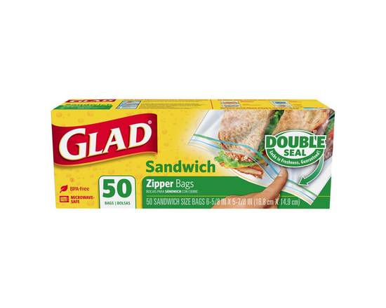 Glad · Double Seal Sandwich Bags (50 bags)
