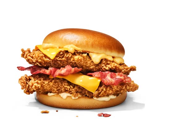 Double Kentucky Cheese & Bacon Burger