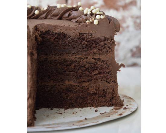 Triple Layer Chocolate cake slice