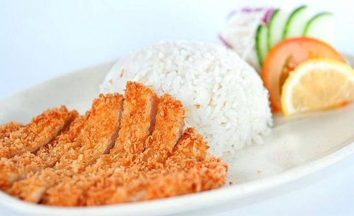 243.Chkn Cutlet w/Egg on Rice