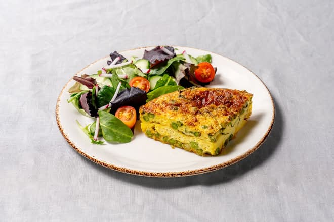 *NEW* Spring Pea & Cheddar Frittata