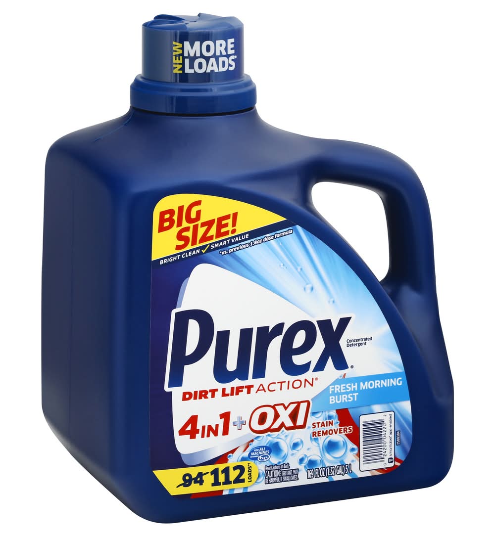 Purex Liquid Laundry Detergent Plus Oxi (169 fl oz)