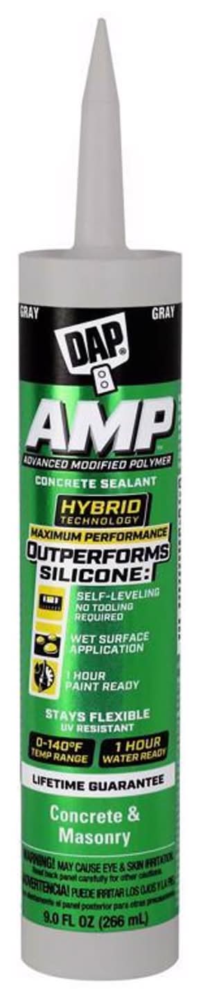 Dap Amp Gray Polymer Advanced Hybrid Self-Leveling Sealant 9 Oz