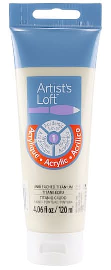 Artist's Loft Acrylic Paint, Unbleached Titanium (4.06 fl oz)