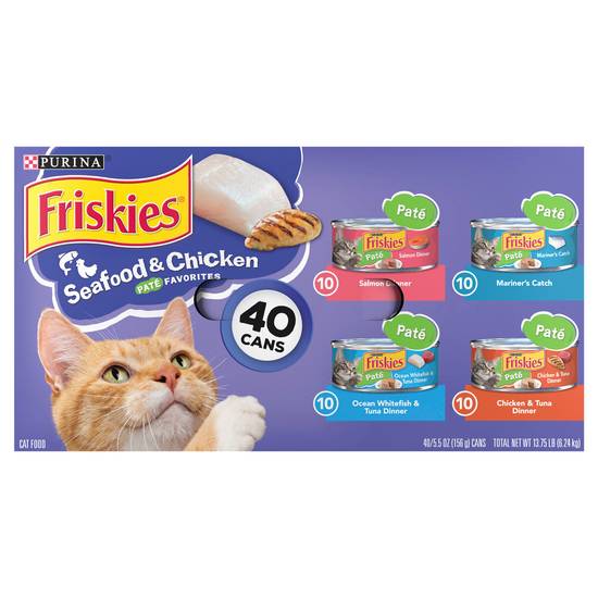 Friskies Seafood & Chicken For Cats (40 ct)