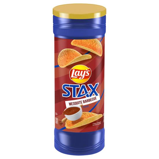 Lay's Stax Potato Chips (mesquite barbecue)