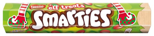 Smarties Elf Treats Milk Chocolate Giant Tube (120g)