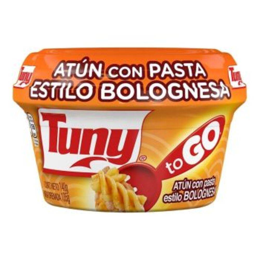 Tuny atún con pasta y salsa de tomate (bote 140 g)