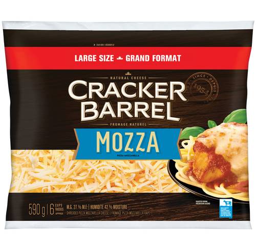 Cracker Barrel Mozza Shredded Pizza Mozzarella Cheese (590 g)