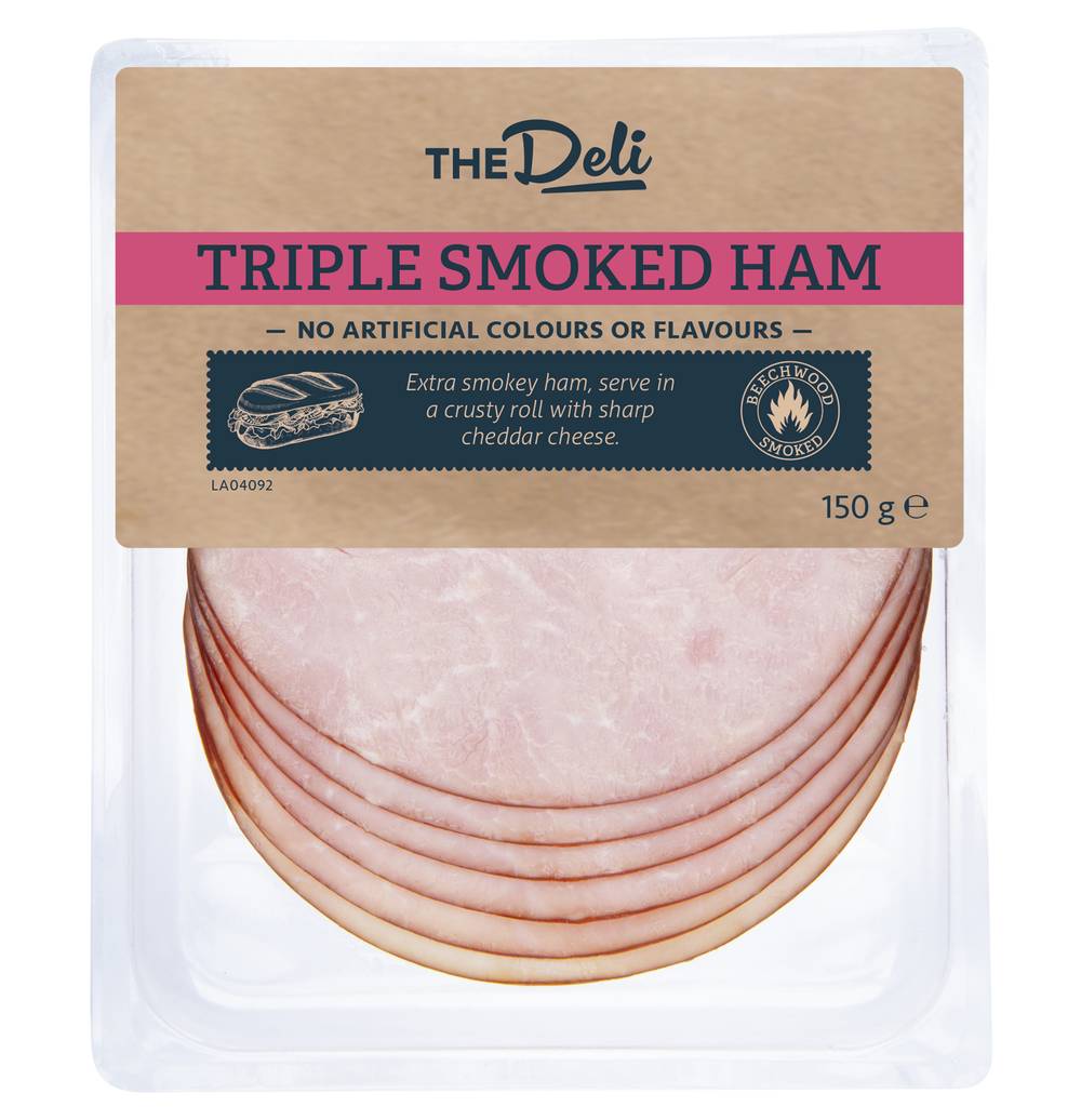 The Deli Triple Smoked Ham (150g)