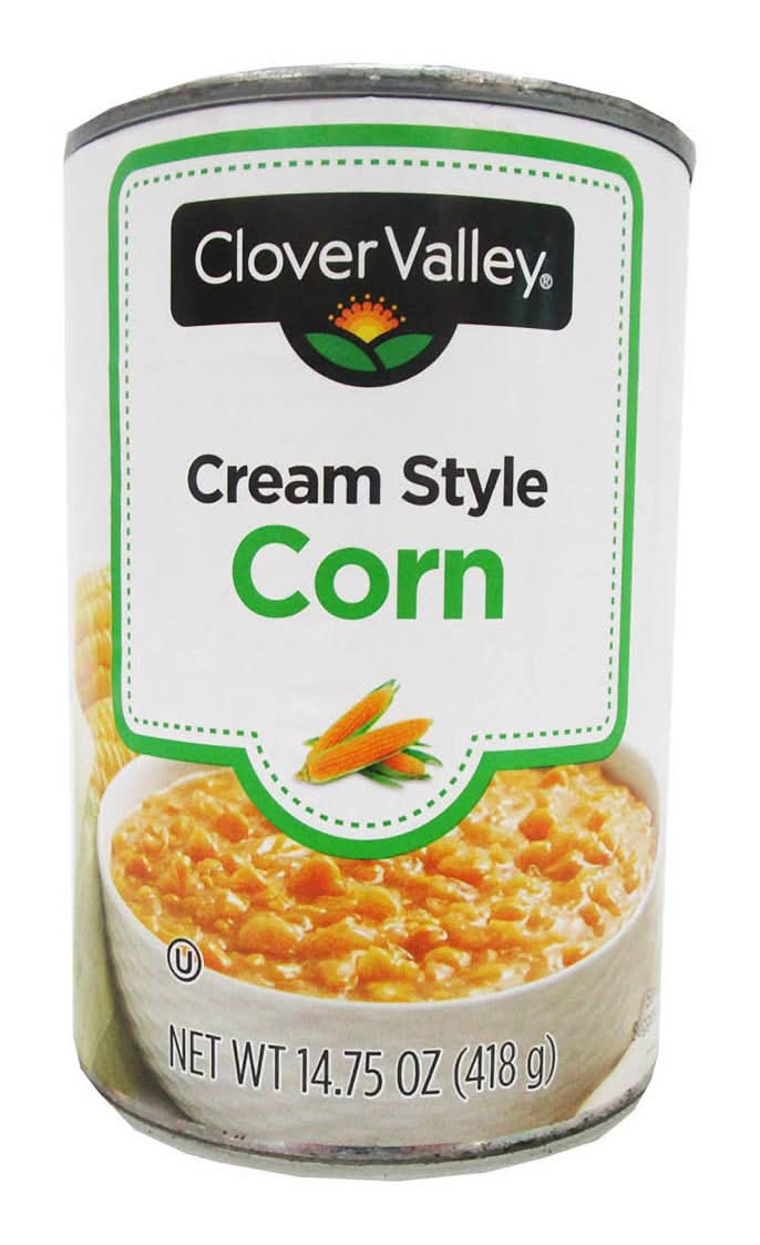 Clover Valley Cream Style Corn 14.75 Oz