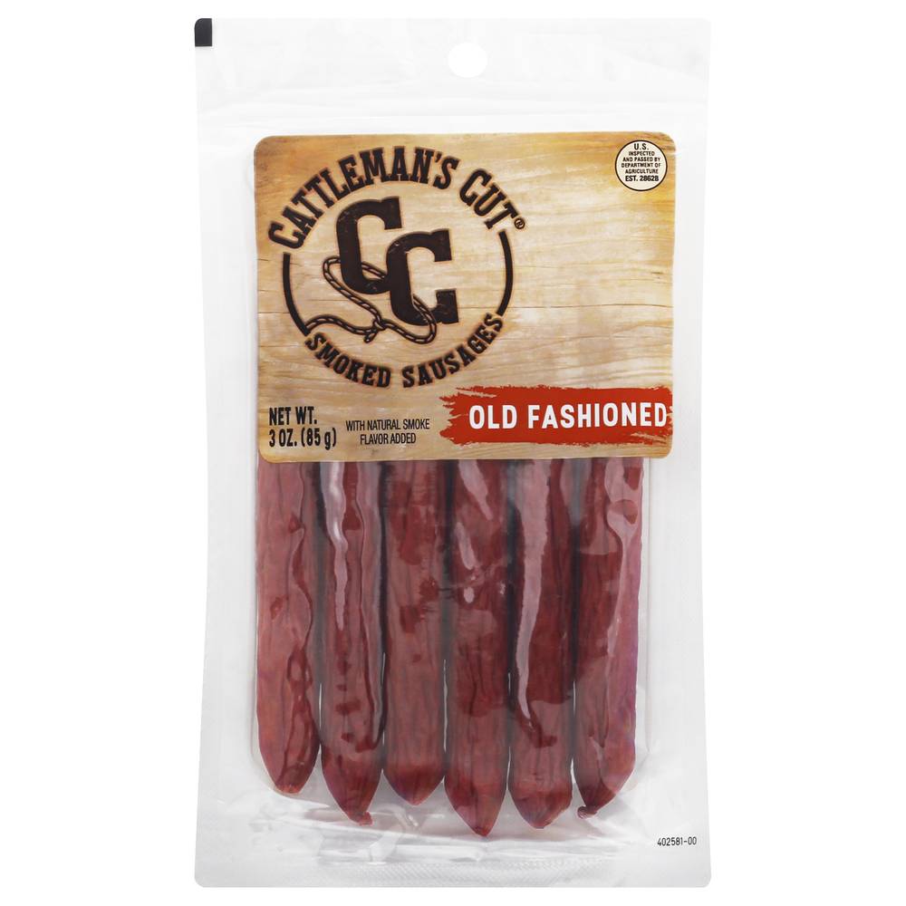 Cattleman's Cut Old Fashioned Smoked Sausages (3 oz)