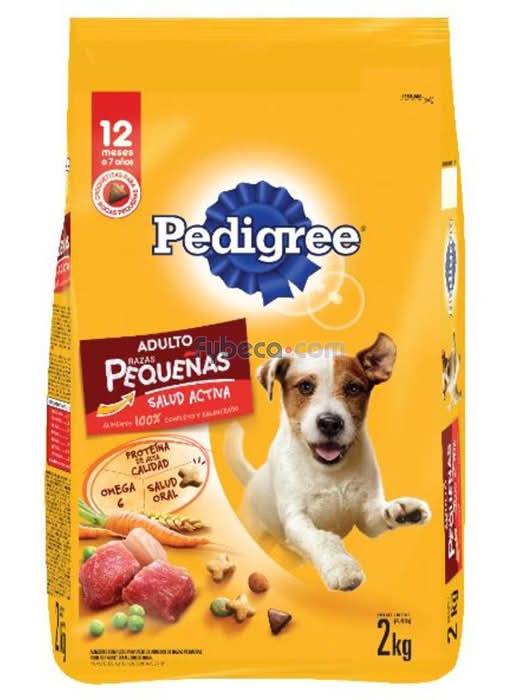 Alimento Seco Pedigree Adulto  Raz. Peq. Salud Activa 2Kg