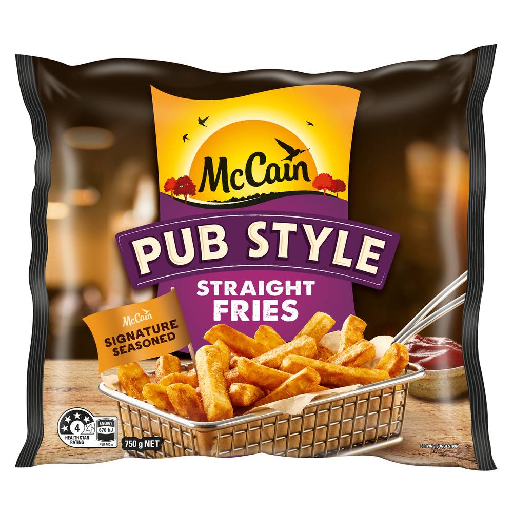 McCain Pub Style Straight Fries (750g)