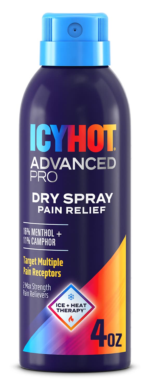 Icy Hot Pro Pain Relief Dry Spray (4 oz)