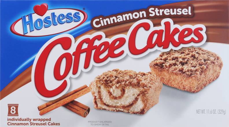 Hostess Cinnamon Streusel Coffee Cakes