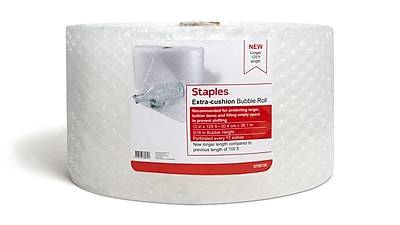Staples 5/16 Bubble Roll, 12 X 125', Clear (st59158)