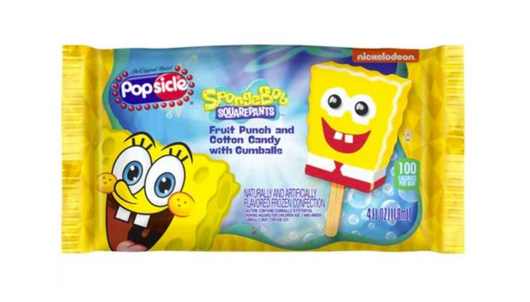Sponge Bob Ice Pop 3.8oz